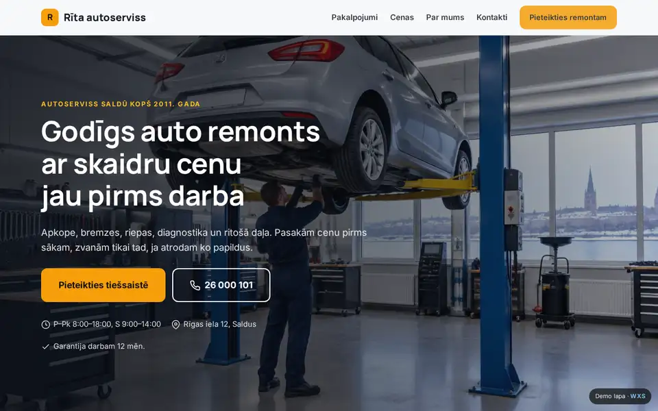 Rīta autoserviss — priekšskatījums